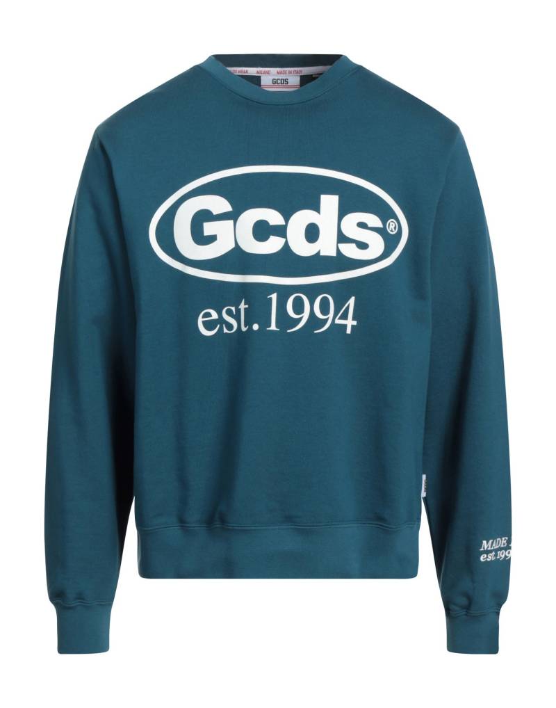 GCDS Sweatshirt Herren Aquamarin von GCDS