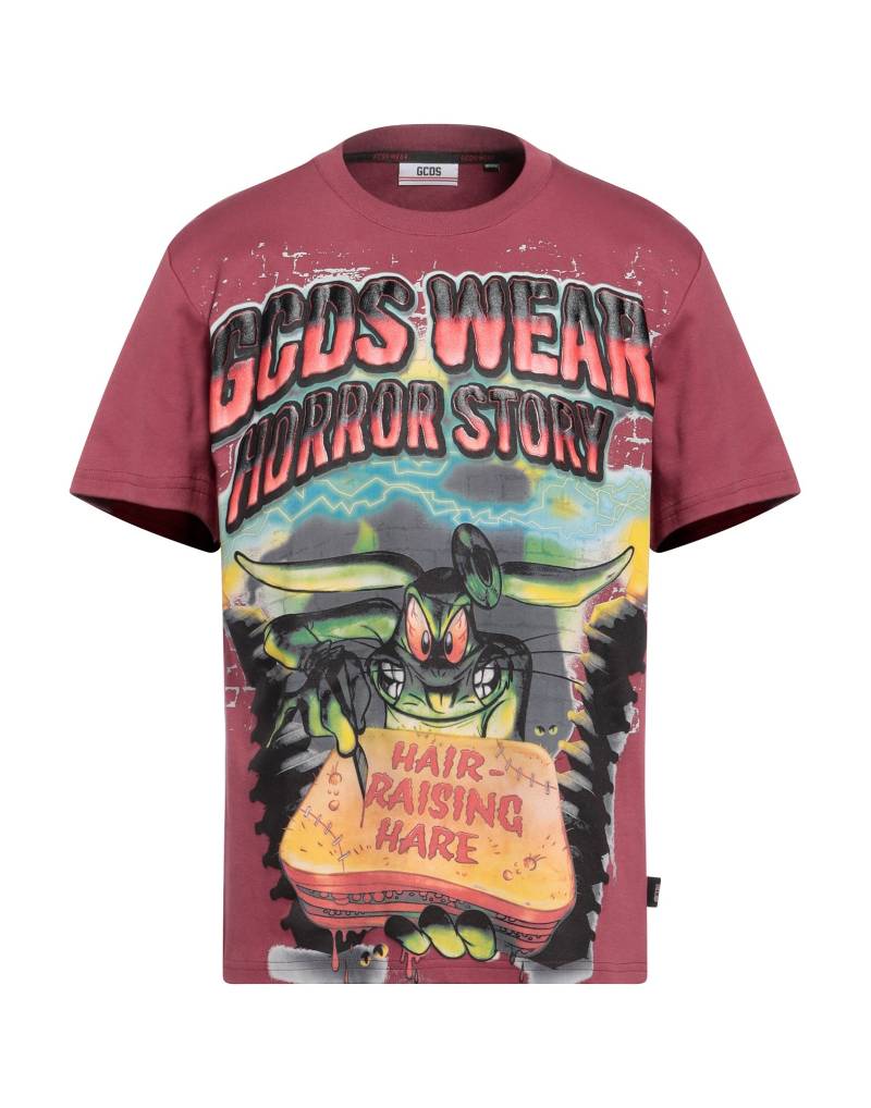 GCDS T-shirts Herren Purpur von GCDS