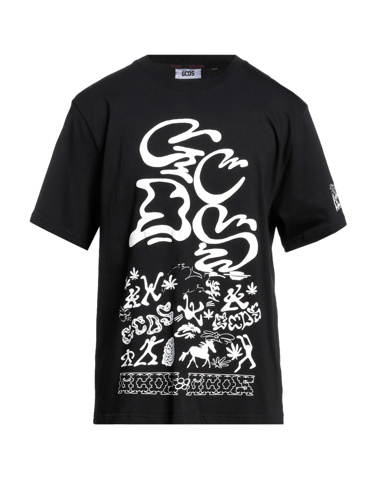 GCDS T-shirts Herren Schwarz von GCDS