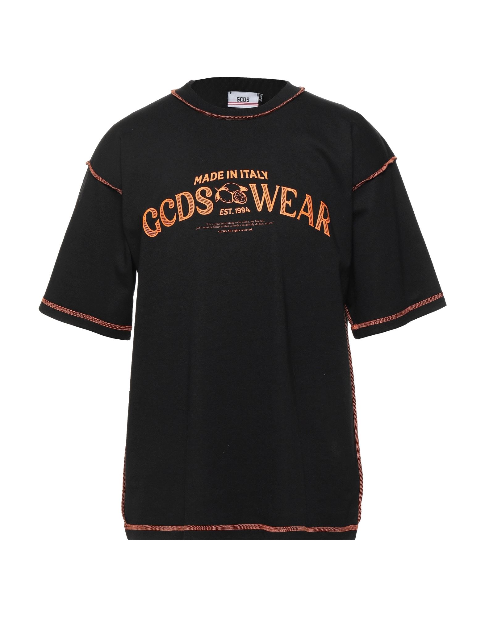 GCDS T-shirts Herren Schwarz von GCDS