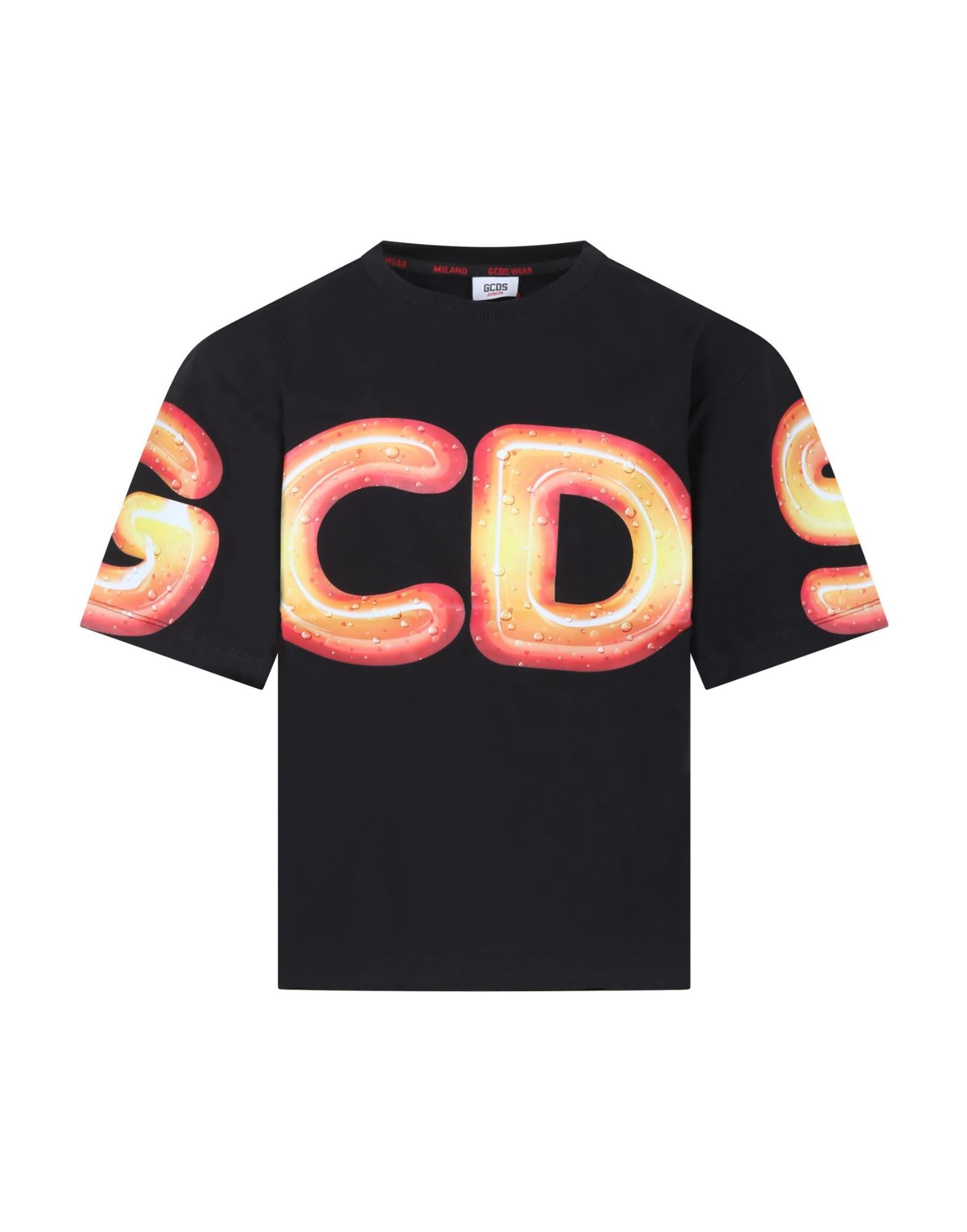 GCDS T-shirts Unisex Schwarz von GCDS