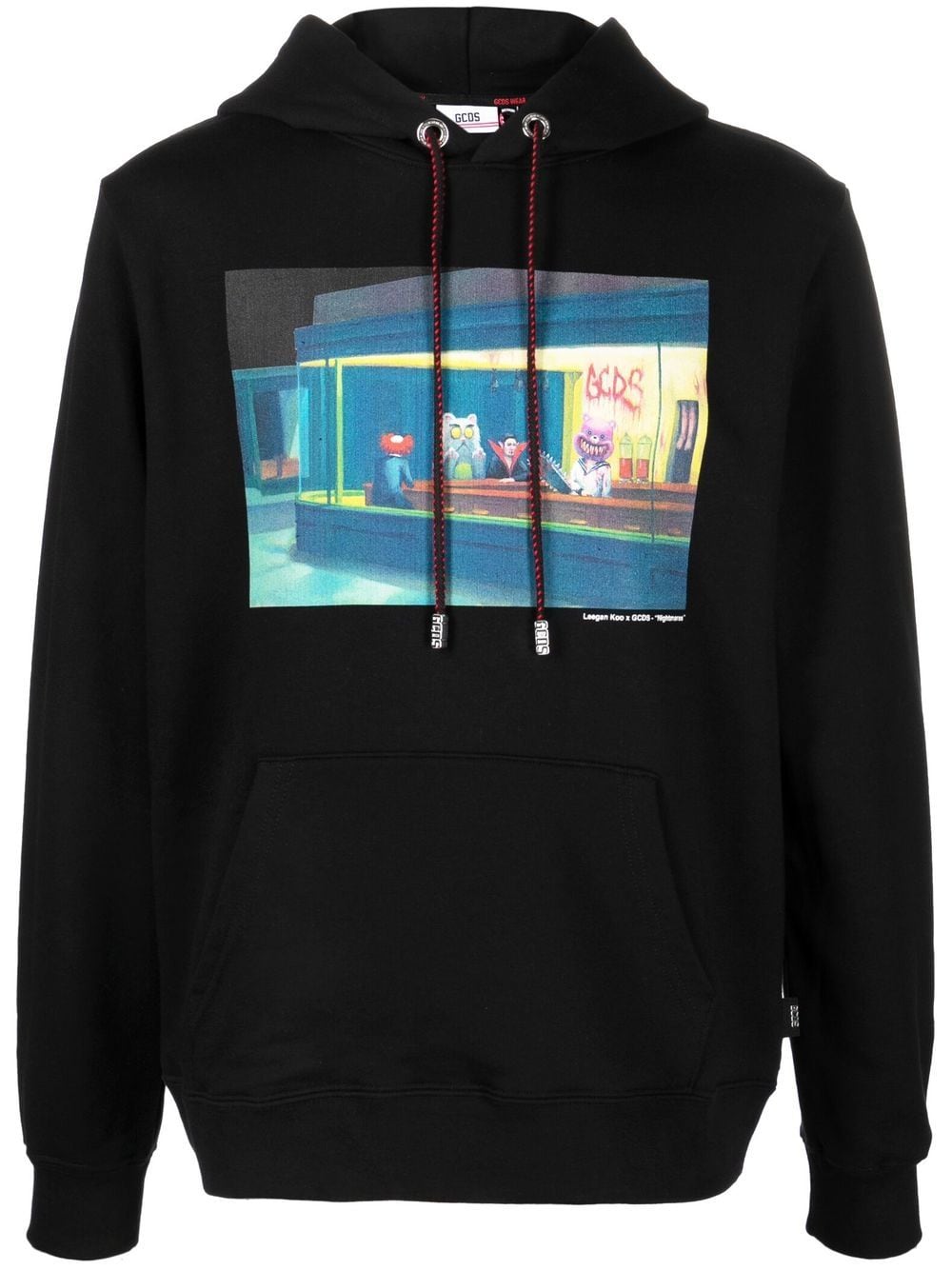 Gcds x Leegan Koo Nightmares Hoodie - Schwarz von Gcds