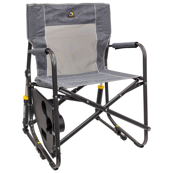 GCI - Freestyle Rocker With Side Table - Campingstuhl Gr 61 x 63,5 x 88,5 cm grau von GCI