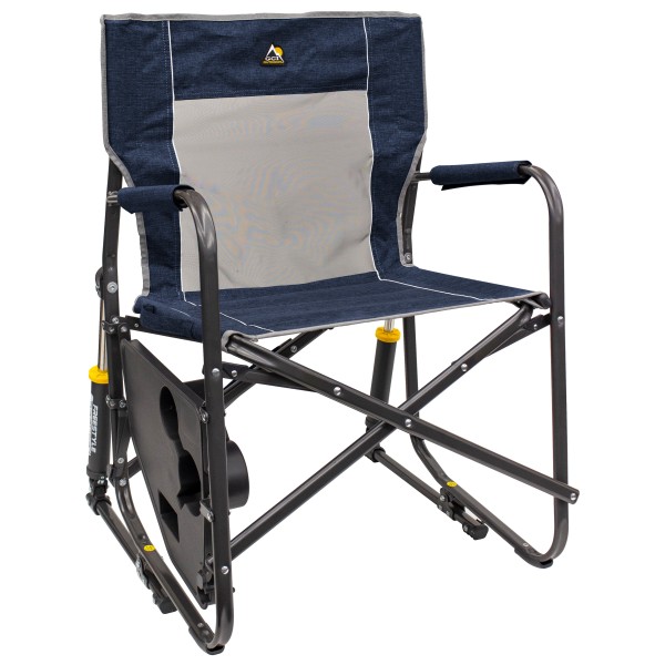 GCI - Freestyle Rocker With Side Table - Campingstuhl Gr 61 x 63,5 x 88,5 cm grau von GCI
