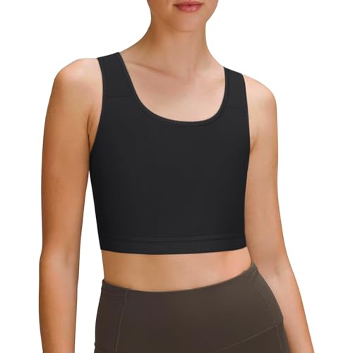 GCTBL Transgender Chest Binder FTM Binder Trans Half Breast Binder Bra Compression Tank Top, Schwarz, 4X-Large von GCTBL