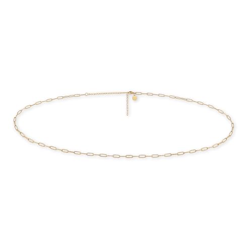 Bauchkette gold - verstellbare Gliederkette (78-93cm) mit 18K Vergoldung I Wasserfeste Körperkette für Damen I Hautverträgliche Body Chain von GD GOOD.designs EST. 2015