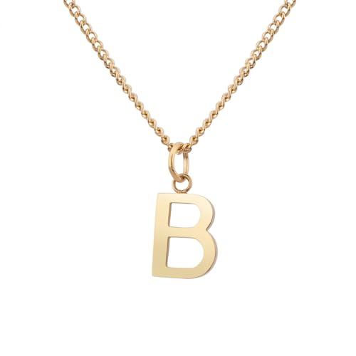 GD GOOD.designs Halskette mit Buchstaben Anhänger B Bärbel Babette Barbara Beate Beatrix Berit Bertha Bettina Bianca Bastian Bela Ben Benedikt - Valentinstag-Geschenk für Sie und Ihn von GD GOOD.designs