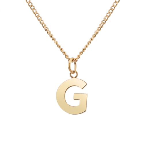 Halskette mit Buchstaben Anhänger G Gabriele Galadriel Gerda Gertrud Gina Gisela Greta Gudrun Gabriel Georg Gerd Gerhard Gero - Geschenk für Sie und Ihn von GD GOOD.designs