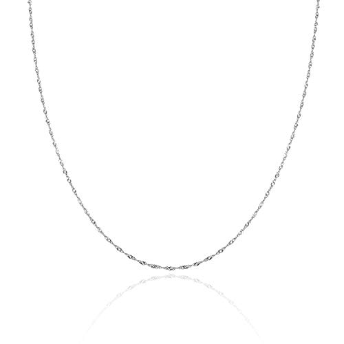GD GOOD.designs Halskette für Frauen | Damen Kette Silber Silberne Silver Silberkette silberfarben Damenhalskette Damenkette Damenschmuck von GD GOOD.designs