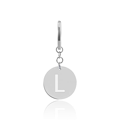 GD GOOD.designs Schlüsselanhänger personalisiert I 2 in 1 Einkaufswagenchip Schlüsselanhänger L - Lena Lina Laura Lisa Leonie Lars Leon Lukas Levi Luca Linus - Valentinstag-Geschenk für Sie und Ihn von GD GOOD.designs