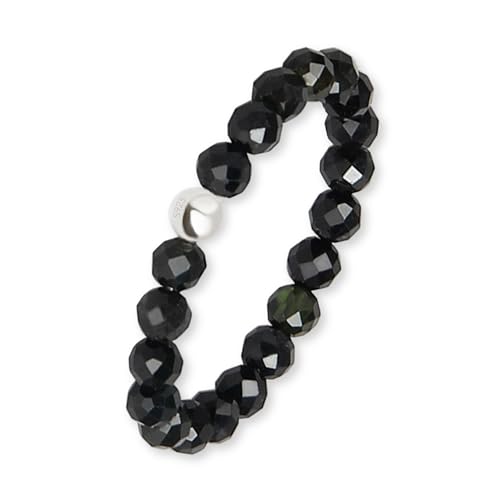 GD GOOD.designs Anti Stress Ring aus Turmalin Naturstein Perlen für Damen - Elastische Anxiety Rings - Fidget Ringe I Ringgröße 52-60 von GD GOOD.designs