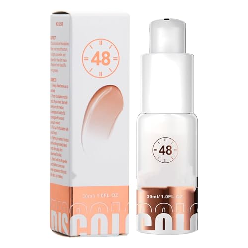 Ölkontroll-Concealer, Farbverändernde Foundation für reife Haut, Wasserfeste Concealer-Creme, für unterwegs von GDBTJIMH
