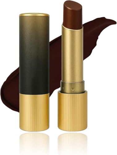 Schwarzer Lippenbalsam, getönter Lippenbalsam mit Schokoladen- und Beerenduft, pflegend und feuchtigkeitsspendend, für Frauen Schwarzer Lippenbalsam, getönter Lippenbalsam mit Schokoladen- und Beerenduft, pflegend und feuchtigkeitsspendend, für Frauen von GDBTJIMH