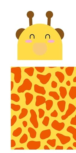 GDFJBG 2-in-1 Weiche Silikontasche,Federmäppchen - Giraffe Federtasche aus weichem Silikon für Stifte Federmappe und Stiftehalter, Mäppchen Tiere, Schlampermäppchen (Giraffe) von GDFJBG