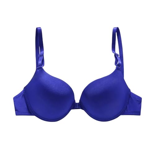 GDNIA Damen Push Up BH mit Verschluss vorne Bügel BHS Soft Vollschalen Gemoldete Cups Ungefüttert BH von GDNIA