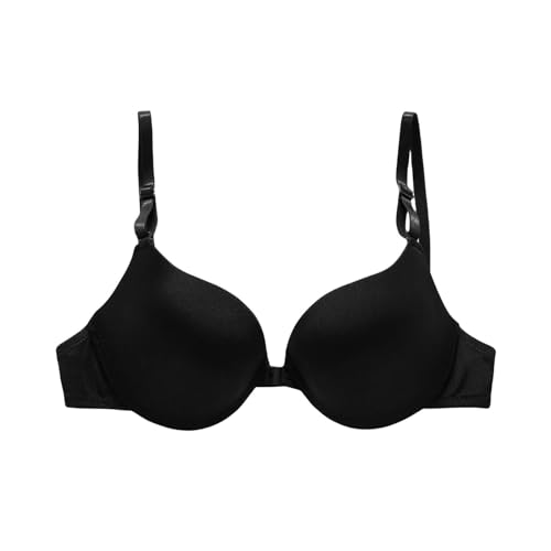 GDNIA Damen Push Up BH mit Verschluss vorne Bügel BHS Soft Vollschalen Gemoldete Cups Ungefüttert BH von GDNIA