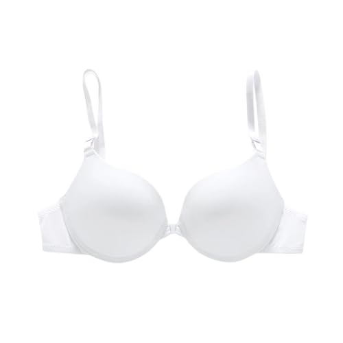 GDNIA Damen Push Up BH mit Verschluss vorne Bügel BHS Soft Vollschalen Gemoldete Cups Ungefüttert BH von GDNIA