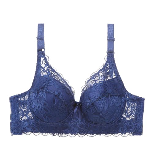 GDNIA Damen Push Up Bügel BH mit Spitze Soft Cup Verstellbarem Support Große Größen BHS von GDNIA