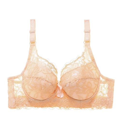 GDNIA Damen Push Up Bügel BH mit Spitze Soft Cup Verstellbarem Support Große Größen BHS von GDNIA