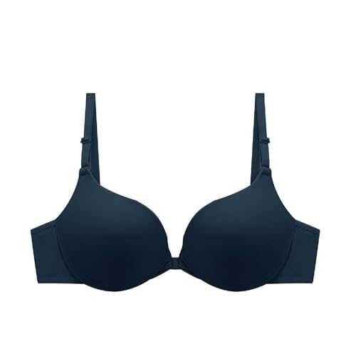 GDNIA Frontverschluss Racerback Push Up Deep V BH Nahtloser, weicher, komfortgepolsterter Bügel-Lift-up-BH von GDNIA