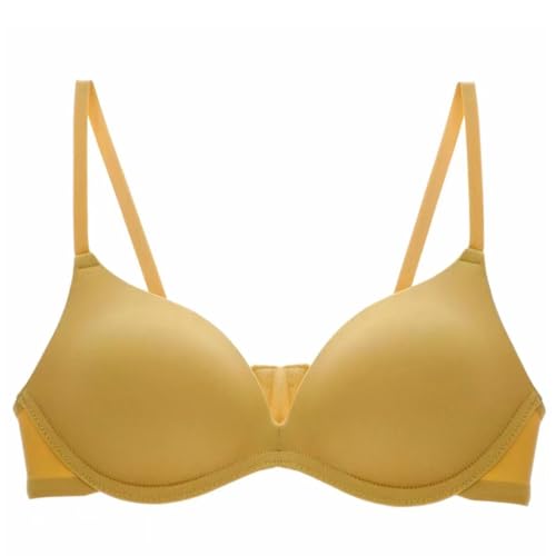 GDNIA Glatte, kabellose BHS für Damen Flexibler weicher Schaumstoff Deep V T-Shirt-BHS von GDNIA