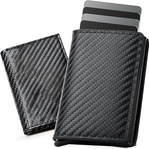 GDQQOYWQT Men's Wallet with RFID Protection, Pop-up Card Case Men's Slim Wallet GDQQOYWQT Men's Wallet with RFID Protection, Pop-up Card Case Men's Slim Wallet von GDQQOYWQT