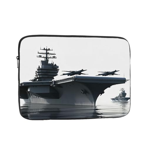 Flugzeugträger-Laptophülle für Damen und Herren, 43,2 cm (17 Zoll), wasserdichte Laptoptasche, leichte Notebook-Computer-Hülle von GDSHJKLW