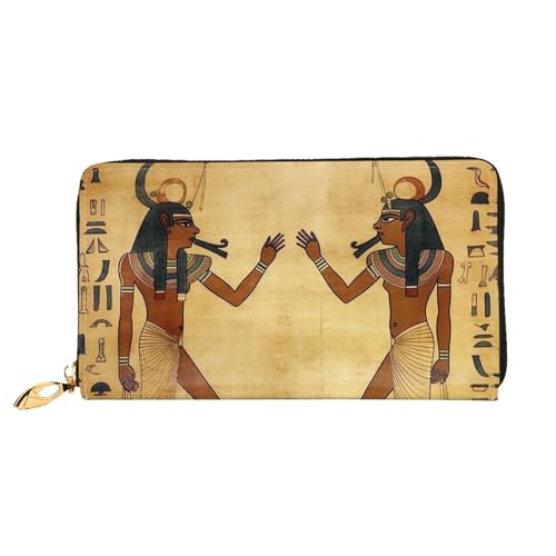 GDSHJKLW Alte ägyptische Damen-Geldbörse, Leder, Reißverschluss, Clutch, wasserdicht, Kreditkartenetui mit Handyhalter, Reise-Münzgeldbörse GDSHJKLW Alte ägyptische Damen-Geldbörse, Leder, Reißverschluss, Clutch, wasserdicht, Kreditkartenetui mit Handyhalter, Reise-Münzgeldbörse von GDSHJKLW