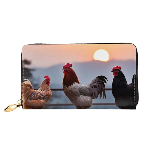 GDSHJKLW Damen-Geldbörse mit Tier-Hühnern, Leder, Reißverschluss, wasserdicht, Kreditkartenetui mit Handyhalter, Reise-Münzgeldbörse GDSHJKLW Damen-Geldbörse mit Tier-Hühnern, Leder, Reißverschluss, wasserdicht, Kreditkartenetui mit Handyhalter, Reise-Münzgeldbörse von GDSHJKLW
