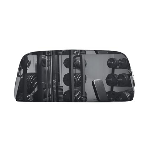 GDSHJKLW Federmäppchen aus Leder, großes Fassungsvermögen, Make-up-Tasche mit Reißverschluss, für Damen und Herren, Reise-Kulturbeutel, wasserdicht, Kosmetiktasche, weit geöffnetes Münzfach von GDSHJKLW