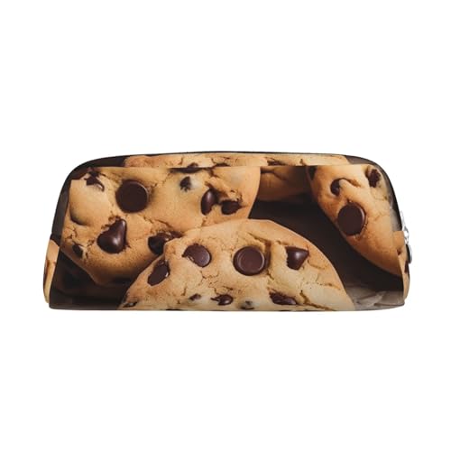 GDSHJKLW Federmäppchen aus Leder, mit großem Fassungsvermögen, Make-up-Tasche mit Reißverschluss, für Damen und Herren, Reise-Kulturbeutel, wasserdicht, Kosmetiktasche, weit geöffnetes Münzfach von GDSHJKLW