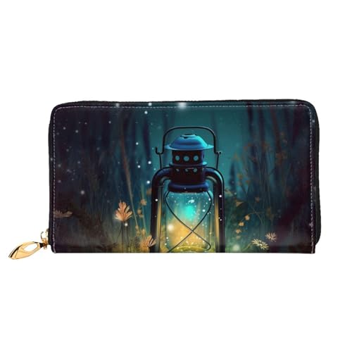 GDSHJKLW Fireflies and Lantern Damen-Geldbörse, Leder, Reißverschluss, wasserdicht, Kreditkartenetui mit Handyhalter, Reise-Münzgeldbörse GDSHJKLW Fireflies and Lantern Damen-Geldbörse, Leder, Reißverschluss, wasserdicht, Kreditkartenetui mit Handyhalter, Reise-Münzgeldbörse von GDSHJKLW