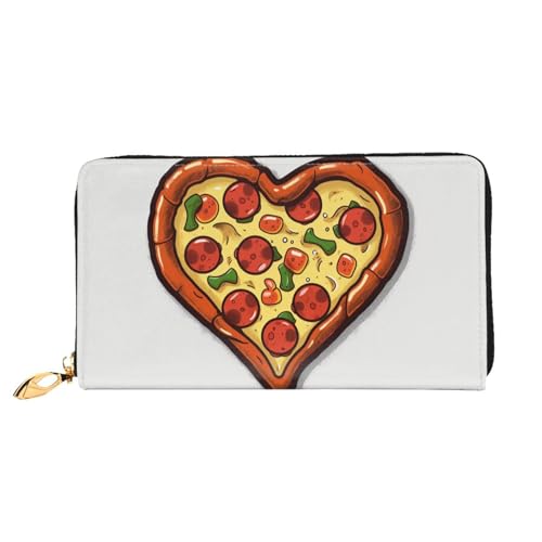 GDSHJKLW I Love Pizza Heart Damen-Geldbörse, Leder, Reißverschluss, wasserdicht, Kreditkartenetui mit Handyhalter, Reise-Münzgeldbörse GDSHJKLW I Love Pizza Heart Damen-Geldbörse, Leder, Reißverschluss, wasserdicht, Kreditkartenetui mit Handyhalter, Reise-Münzgeldbörse von GDSHJKLW