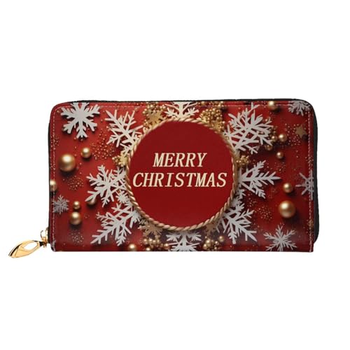 GDSHJKLW Merry Christmas Too Damen-Geldbörse, Leder, Reißverschluss, wasserdicht, Kreditkartenetui mit Handyhalter, Reise-Münzgeldbörse GDSHJKLW Merry Christmas Too Damen-Geldbörse, Leder, Reißverschluss, wasserdicht, Kreditkartenetui mit Handyhalter, Reise-Münzgeldbörse von GDSHJKLW