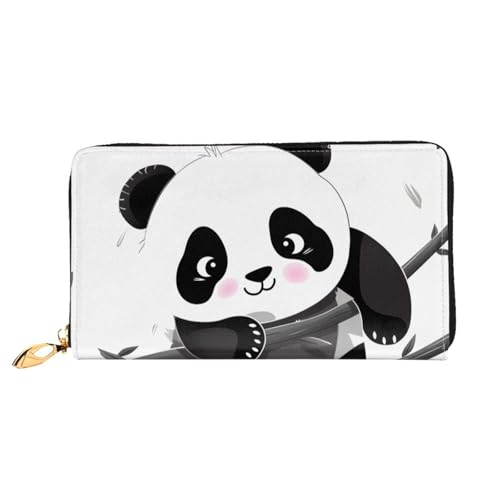 GDSHJKLW Niedliche Pandas Damen-Geldbörse, Leder, Reißverschluss, Clutch, wasserdicht, Kreditkartenetui mit Handyhalter, Reise-Münzgeldbörse GDSHJKLW Niedliche Pandas Damen-Geldbörse, Leder, Reißverschluss, Clutch, wasserdicht, Kreditkartenetui mit Handyhalter, Reise-Münzgeldbörse von GDSHJKLW