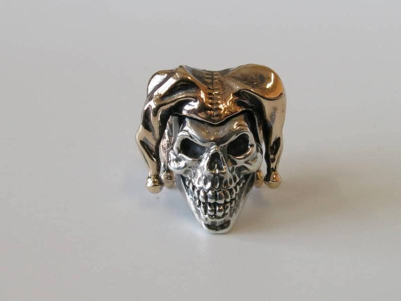 Joker Totenkopf, Paracord Perle, Messerperlen, Schlüsselanhänger Armband Eds Perle von GDSKULLS