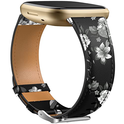 GEAK Lederarmband, kompatibel mit Fitbit Versa 3/4, Sense 2 Smartwatch – elegantes Ersatzarmband für Damen und Herren, For Versa 3/Versa 4/Sense/Sense 2, Leder, Kein Edelstein GEAK Lederarmband, kompatibel mit Fitbit Versa 3/4, Sense 2 Smartwatch – elegantes Ersatzarmband für Damen und Herren, For Versa 3/Versa 4/Sense/Sense 2, Leder, Kein Edelstein von GEAK