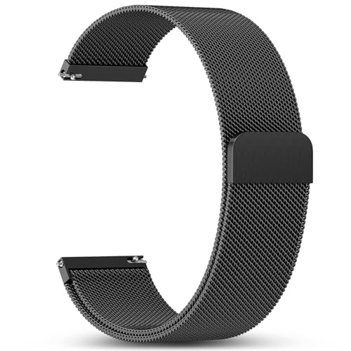 GEAK Metall-Uhrenarmband, 18 mm, 20 mm, 22 mm, kompatibel mit Garmin Vivoactive 5, Vivoactive 6/3/Venu 3S/2S, Schnellverschluss-Edelstahl-Milanaise-Schlaufen-Armband für Venu 3/Venu 2, Herren und GEAK Metall-Uhrenarmband, 18 mm, 20 mm, 22 mm, kompatibel mit Garmin Vivoactive 5, Vivoactive 6/3/Venu 3S/2S, Schnellverschluss-Edelstahl-Milanaise-Schlaufen-Armband für Venu 3/Venu 2, Herren und von GEAK
