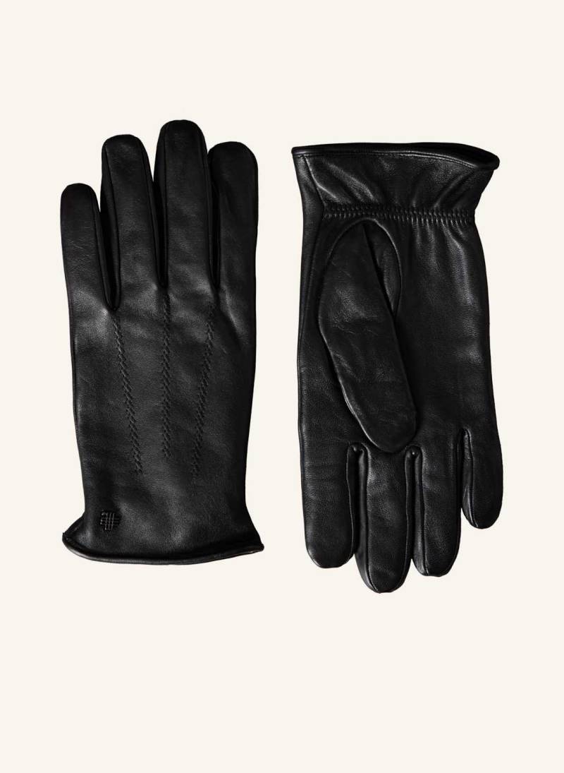 Gebauer & Gebauer Lederhandschuhe Oxford schwarz von GEBAUER & GEBAUER