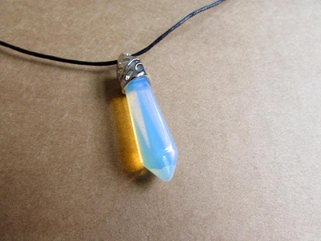 Kristall Punkt Heilung Halsband Halskette Lapisopalit E0 Tigers Auge Einstellbar Unisex Kostenloser Uk Versand + Geschenktasche D2A von GECKOSPIRITUS