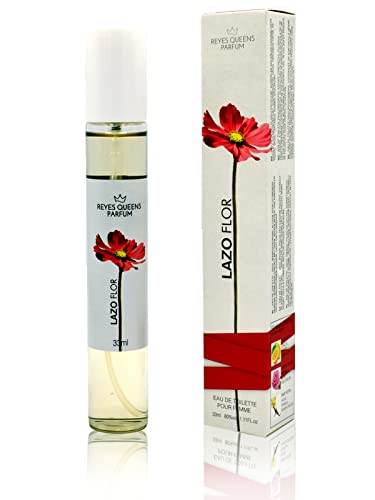 GECO Green ECOmmerce - Lazo Flor Eau de Toilette 33 ml – frischer und blumiger Duft für Damen mit zarten holzigen Noten, für diejenigen, die einen einfachen, aber eleganten Duft lieben von GECO Green ECOmmerce