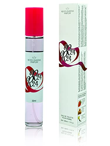 GECO Green ECOmmerce - R24 R24 Eau de Toilette 33 ml – Romantischer und blumiger Damenduft mit pudrigen und fruchtigen Akzenten, entworfen, um Ihr Haar mit einem eleganten Touch zu duften von GECO Green ECOmmerce