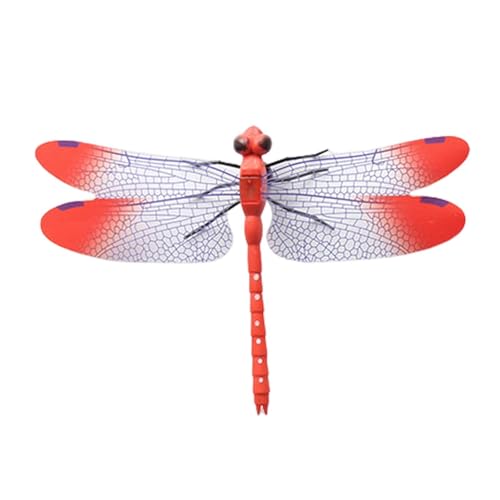 GEDOX Fliegenabwehr-Anhänger - Realistische und tragbare Fliegenfalle in Form einer Libelle | Tragbares Fliegenschutzhalsband | Natürlicher Dragonfly Fliegenschutz - Fliegenschutz, 14CM dragonfly von GEDOX