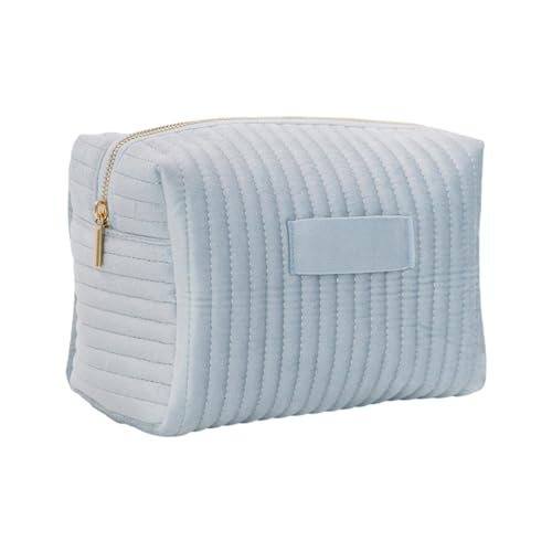 Reise-Kosmetiktasche – Multifunktionale Kosmetiktasche mit goldenem Reißverschluss | Reise-Kosmetiktasche mit großem Fassungsvermögen für Damen | Kosmetiktasche für Damen – tragbare von GEDOX