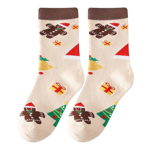 Socken Chinesisches Neujahr, Warme Rote Streifen-Crew-Socken, Weihnachts-Crew-Socken, Farbenfrohes Süßes Accessoire-Weihnachtskostüm, Weiche Und Farbenfrohe Socken Für Weihnachtskleidung, Accessoires von GEDOX