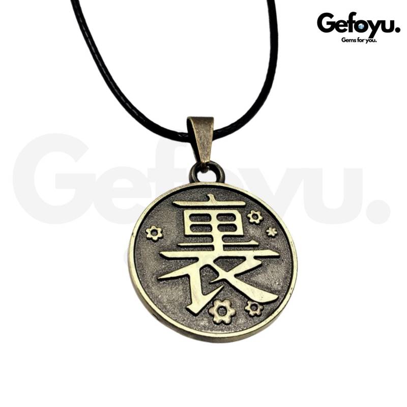 Demon Slayer Kette - Kimetsu No Yaiba Logo Halskette Anime Cosplay Schmuck Geschenk Für Fans Demon Slayer Kette - Kimetsu No Yaiba Logo Halskette Anime Cosplay Schmuck Geschenk Für Fans von GEFOYU