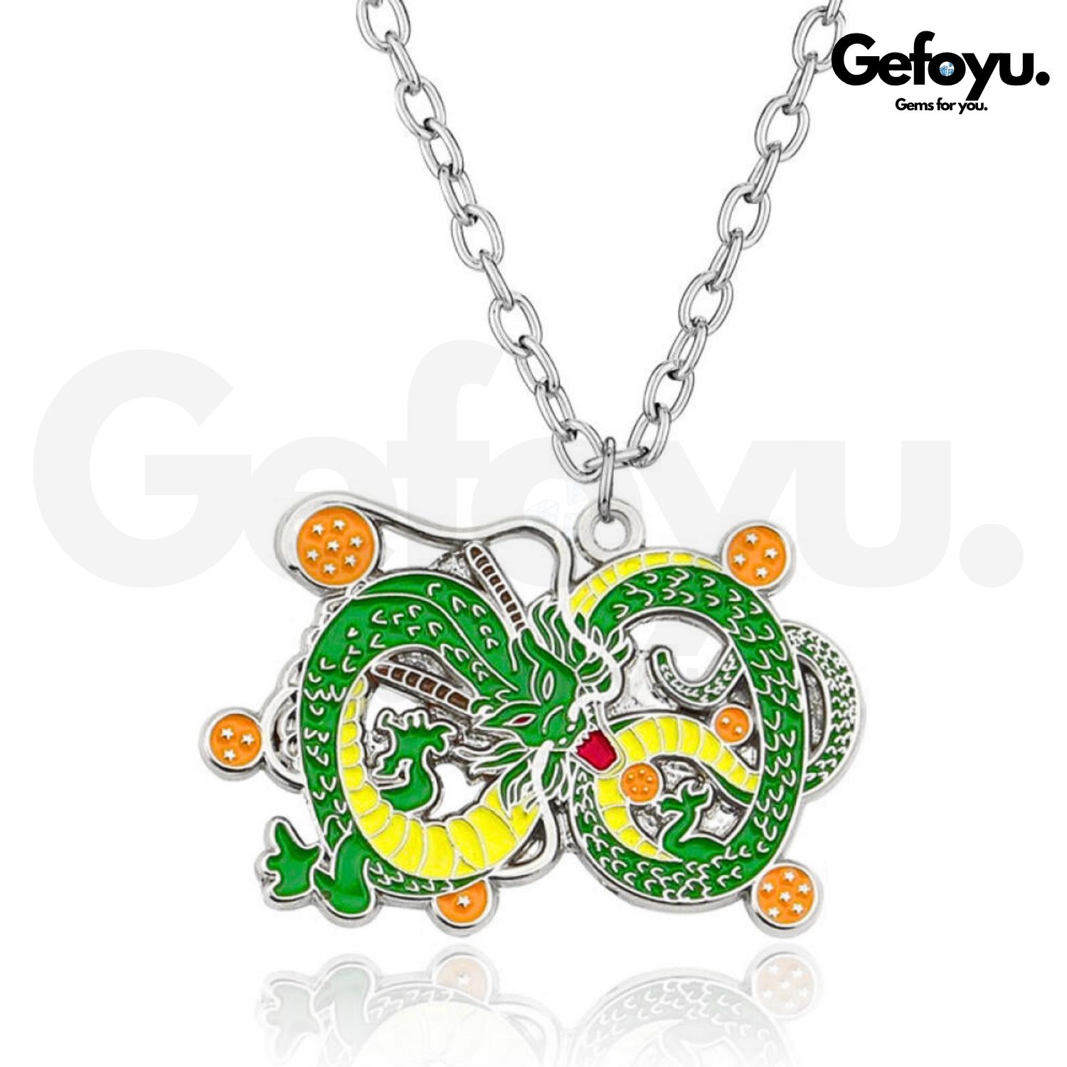 Dragon Ball Kette - Shenlong Drache Halskette Dragonball Z Anime Schmuck & Geschenk Für Fans Dragon Ball Kette - Shenlong Drache Halskette Dragonball Z Anime Schmuck & Geschenk Für Fans von GEFOYU