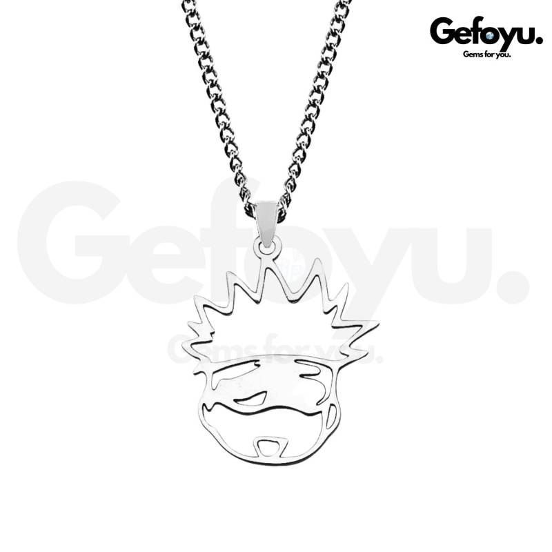 Gojo Kette Jujutsu Kaisen - Anime Halskette Aus Edelstahl Satoru Schmuck Geschenk Für Fans Cosplay Accessoire Gojo Kette Jujutsu Kaisen - Anime Halskette Aus Edelstahl Satoru Schmuck Geschenk Für Fans Cosplay Accessoire von GEFOYU