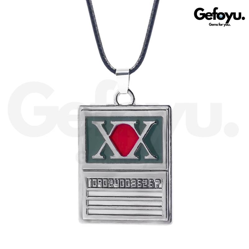 Gon Ausweis Kette - Hunter X Anime Halskette Id Anhänger Schmuck Geschenk Für Fans Cosplay Accessoire Gon Ausweis Kette - Hunter X Anime Halskette Id Anhänger Schmuck Geschenk Für Fans Cosplay Accessoire von GEFOYU