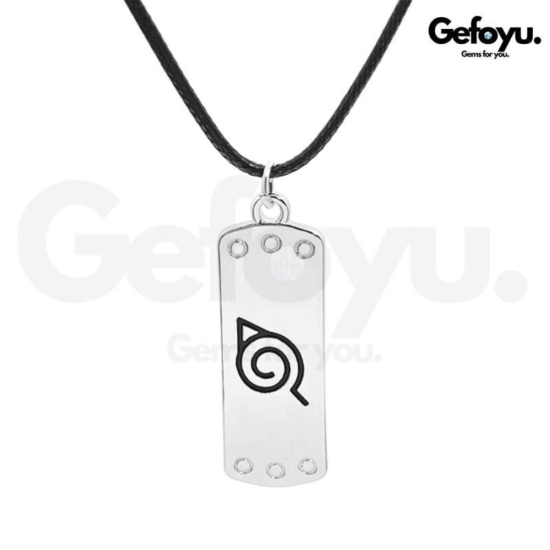 Naruto Kette - Konoha Ninja Stirnband Symbol Halskette Anime Schmuck & Geschenk Für Fans Von Und Hidden Leaf Naruto Kette - Konoha Ninja Stirnband Symbol Halskette Anime Schmuck & Geschenk Für Fans Von Und Hidden Leaf von GEFOYU